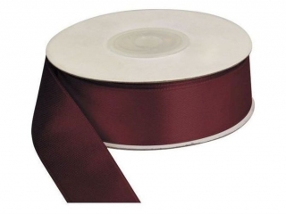 Wst��ka satynowa TITANUM 25MM/25M br�zowa