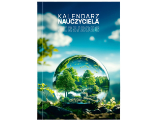 Kalendarz nauczyciela B6 Tygodniowy PCV bezbarwny EKO - 2025/26