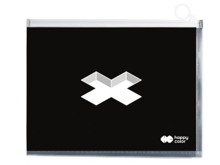 Teczka PP z suwakiem HAPPY COLOR Just B4, miks wzor�w