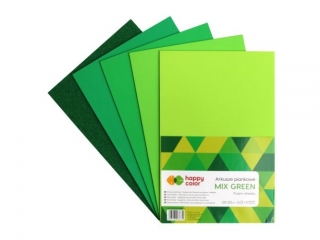 Arkusze piankowe HAPPY COLOR A4 5ark. mix Green