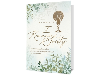 Kartki karnet B6-2018 Komunia