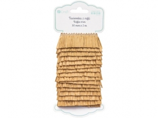 Tasiemka z rafii DPCRAFT 30 mm x 2m naturalna