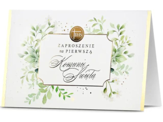 Zaproszenia na Pierwsz� Komuni� �wi�t� PAN DRAGON Star 57