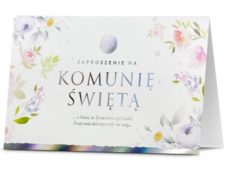 Zaproszenia na Pierwsz� Komuni� �wi�t� PAN DRAGON Star 58