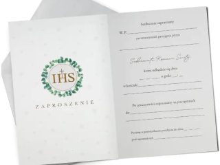 Zaproszenia na Pierwsz� Komuni� �wi�t� PAN DRAGON Star 62