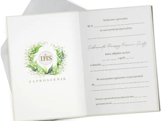 Zaproszenia na Pierwsz� Komuni� �wi�t� PAN DRAGON Star 61