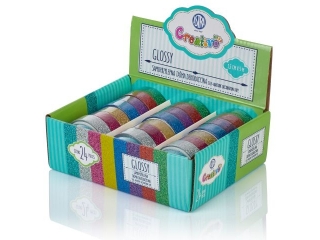 Ta�ma dekoracyjna ASTRA brokatowa Glossy - display 24szt.