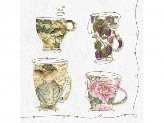 Serwetki DAISY og�lne 031701 fili�anki kwiaty decupage