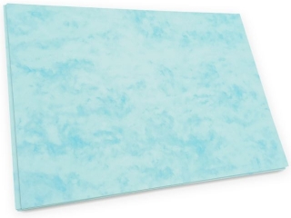 Karton wizyt�wkowy KRESKA W58 A4 20ark. 200g - marmur niebieski