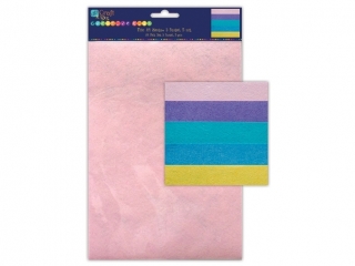 Filc A4 DPCRAFT zestaw pastel 5szt.