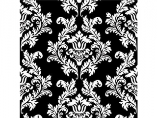 Serwetki Lunch Og�lne 001810 bia�o-czarne wzory