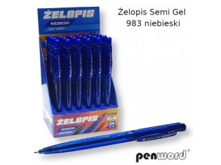 �elopis PENWORD Semi gel 983 niebieski