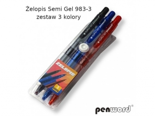�elopis PENWORD Semi grl 983-3 zestaw 3 kolory