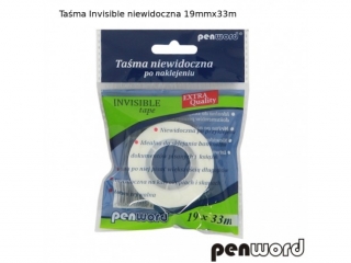 TA�MA INVISIBLE NIEWIDOCZNA 19mmx33m