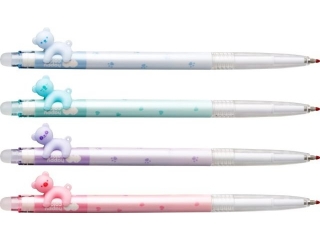 D�ugopis usuwalny HAPPY COLOR Uszaki Pastel Bears, 0.5mm, niebieski