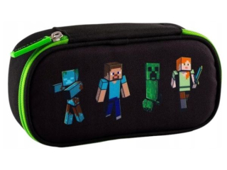 Pirnik saszetka ASTRA Minecraft AC6 -  Stev, Alex, Creeper i wojownik