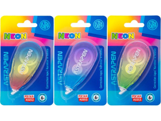 Korektor w taśmie biurowy ASTRAPEN Neon Line - 1 szt. blister
