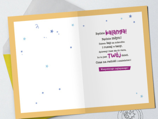 Kartki karnet PAN DRAGON K.B6 HOLO-06