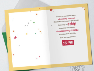 Kartki karnet PAN DRAGON K.B6 HOLO-07