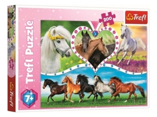 Puzzle 200 TREFL Piękne konie