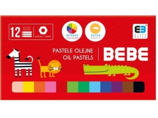 Pastele olejne INTERDRUK BxB Kids 12 kolor�w