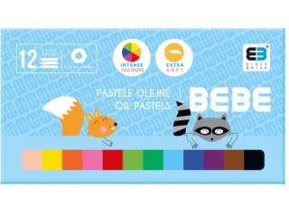 Pastele olejne INTERDRUK BxB Kids pastel 12 kolor�w