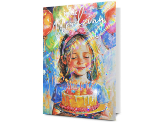 Kartka urodzinowa dla dziecka PAN DRAGON K.B6 HOLO-38