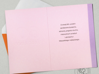 Kartki karnet PAN DRAGON HM 200-3490 Urodziny 60