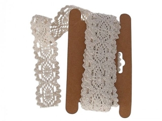 Koronka PAULA 5y 35mm be�owa