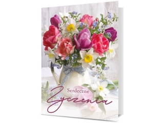 Kartki karnet B6 K - 1974 Serdeczne �yczenia