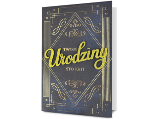 Kartki karnet PAN DRAGON  HM 200-3480  Urodziny