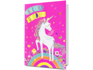 Kartka urodzinowa dla dziecka PAN DRAGON  HM 200-3469 Jednoroec