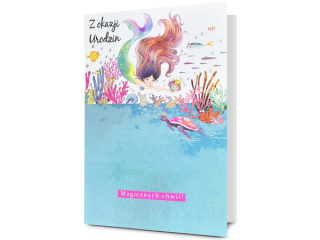 Kartka urodzinowa dla dziecka PAN DRAGON HM 200-3469 Syrenka