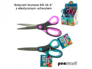 NO�YCZKI BIUROWE NB-3B 7" Z ELASTYCZNYM UCHWYTEM