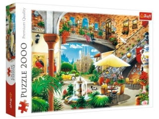 Puzzle 2000 TREFL Widok na Barcelon�