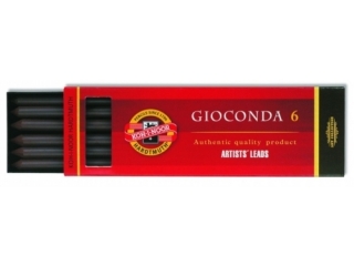 Wk�ad grafitowy KOH-I-NOOR Gioconda 5,6mm 6szt. - 6B