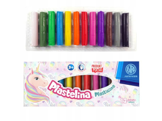 Plastelina ASTRA UNICORN 12 kolor�w