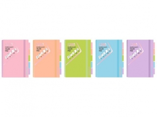 Ko�ozeszyt PP A4 200k. ASTRAPAP Pastel, kratka