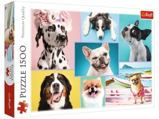 Puzzle 1500 TREFL S�odkie pieski