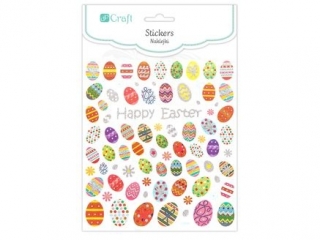 NAKLEJKI - PISANKI, 80 SZT