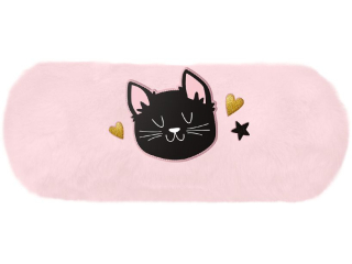 Piórnik tuba PASO pluszowa BLACK CAT PP26BC-047 23x8