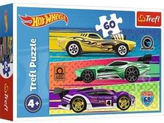 Puzzle   60 TREFL Hot Wheels - Wyścig