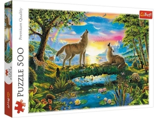 Puzzle  500 TREFL Wilcza natura