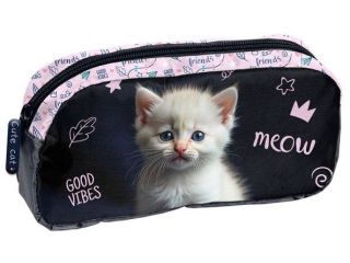 Piórnik saszetka PASO WHITE KITTY PP26CD-004 20x10x4