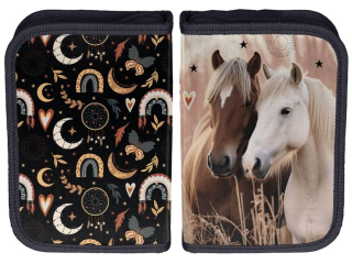 Piórnik bez wyposażenia PASO HORSES PP26HR-P001BW 19,5x13x3,5