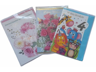 Laurka extra B6X 117x167 z kopertą POL-MAK MIX PROMO - Urodziny, Imieniny, Serdeczne życzenia
