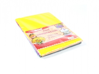 Sizal w arkuszach PENWORD 20x30cm 5szt. brokat -  mix kolor�