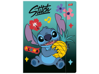 Teczka z gumk� A4 ST.MAJEWSKI 300 g/m2 - STITCH MINT ALOHA