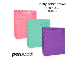 TORBY PREZENTOWE TRB .4-2 B 32x26x12 [opakowanie=12szt]