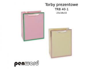 TORBY PREZENTOWE TRB 40-1 23x18x10 [opakowanie=12szt]